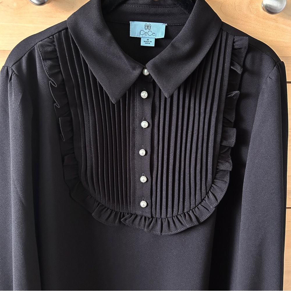 CeCe Ruffled Bib Dress - Picture 3 of 9